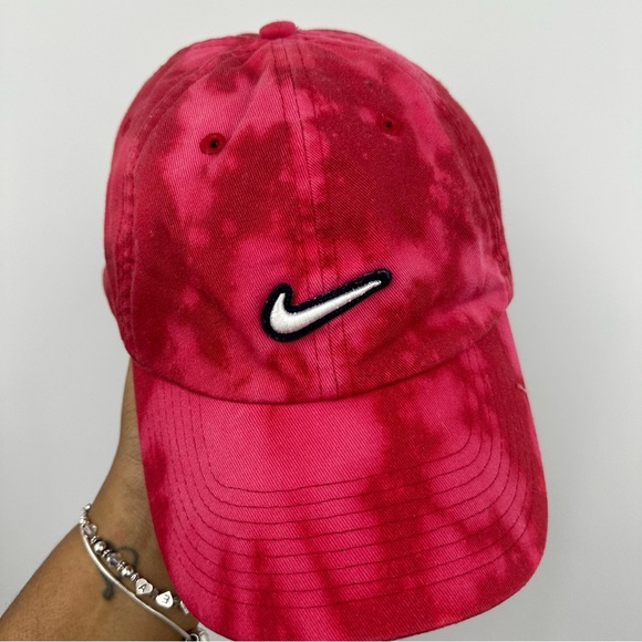 Nike Custom Upcycled Bleach Splatter Dad Hat OS - Picture 3 of 7